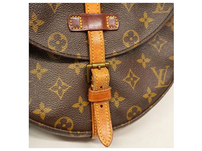 Borsa a tracolla Louis Vuitton Monogram Chantilly MM Marrone - vista 7