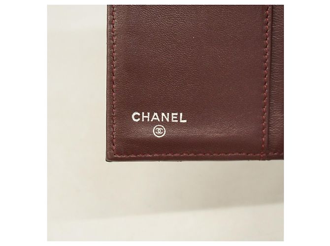 Portafoglio lungo tri-fold Chanel in nappa nera Nero - vista 5