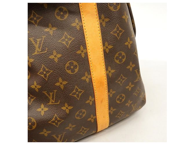 Louis Vuitton Boston Monogram Keepall Bandoulière 60 Marrone - vista 10