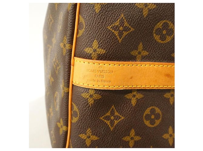 Louis Vuitton Boston Monogram Keepall Bandoulière 60 Marrone - vista 5