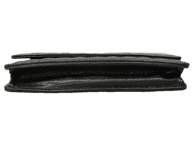 Timeless Portafoglio a spalla con catena Chanel Matelassé Nero - vista 3