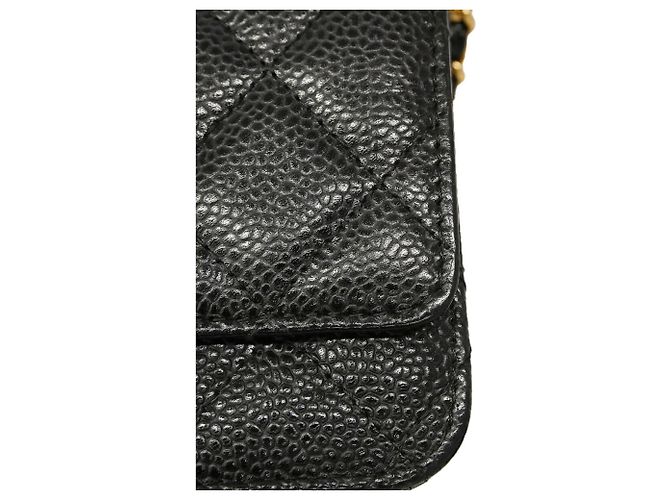 Timeless Portafoglio a spalla con catena Chanel Matelassé Nero - vista 7