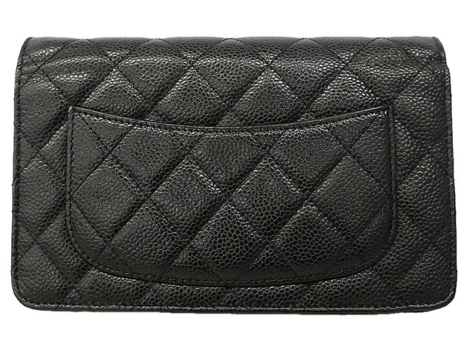 Timeless Portafoglio a spalla con catena Chanel Matelassé Nero - vista 9