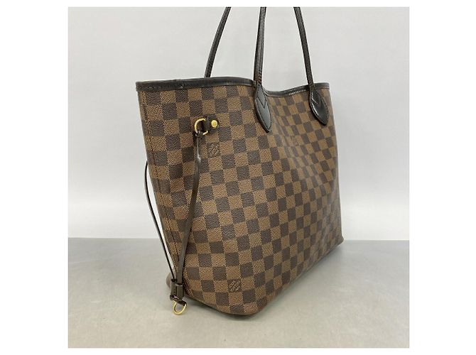 Borsa Tote Louis Vuitton Damier Neverfull MM N51105 Ebene Damier ebene - vista 2