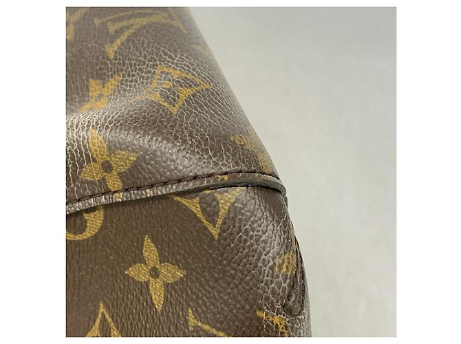 Borsa Louis Vuitton Monogram Montaigne MM Marrone - vista 7