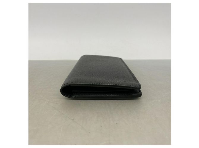 Louis Vuitton Taiga Portefeuille Brazza Wallet Grigio - vista 2