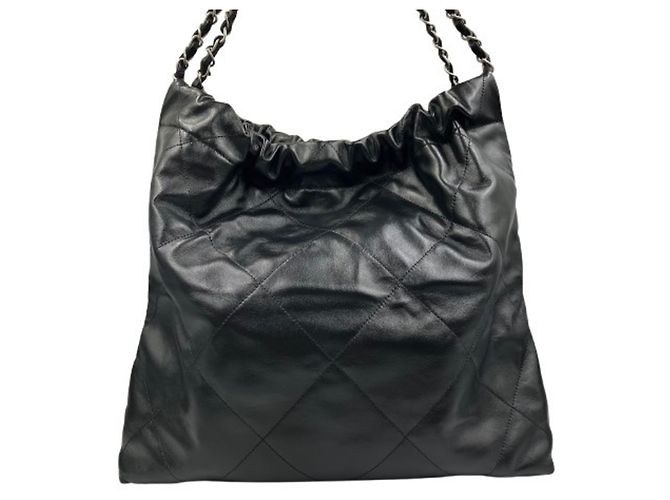 Borsa a tracolla Chanel 22 Small con catena Nero - vista 4