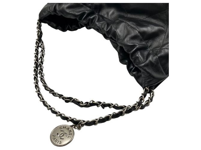 Borsa a tracolla Chanel 22 Small con catena Nero - vista 7