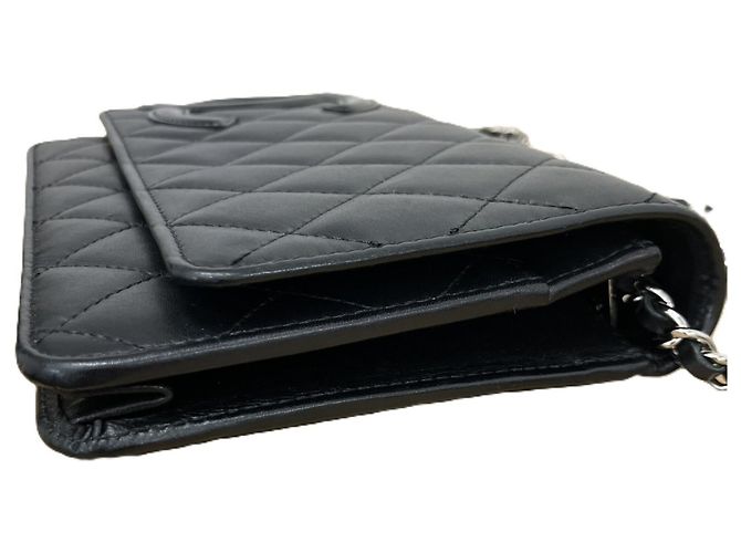 Portafoglio a catena Chanel A46646 Cambon Line Nero - vista 4
