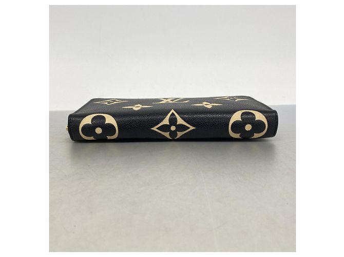 Louis Vuitton Monogram Empreinte Bicolor Zippy Wallet Schwarz Beige - Ansicht 2