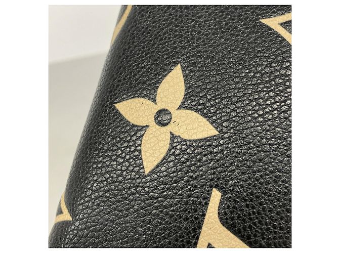 Louis Vuitton Monogram Empreinte Bicolor Zippy Wallet Schwarz Beige - Ansicht 7