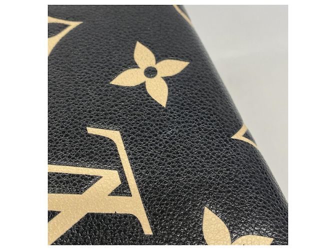 Louis Vuitton Monogram Empreinte Bicolor Zippy Wallet Schwarz Beige - Ansicht 8