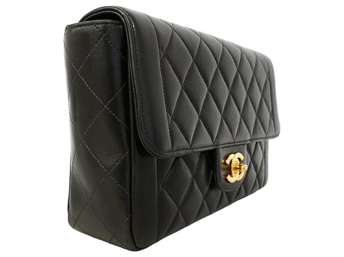 Borsa a tracolla Chanel Matelassé Nero - vista 2
