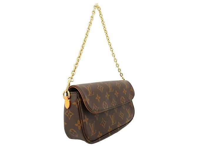 Borsa Louis Vuitton Monogram Wallet-on-Chain Ivy Marrone - vista 2