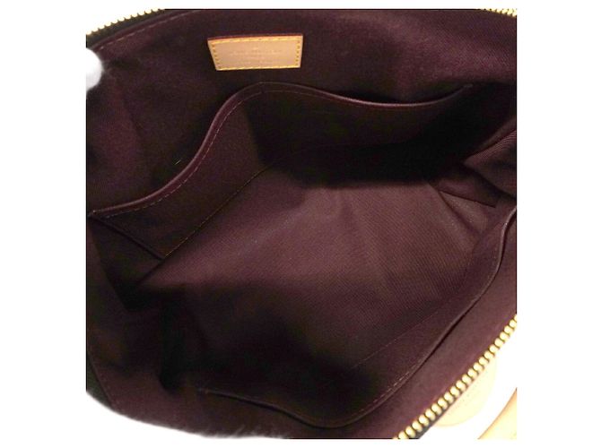 Borsa Louis Vuitton Monogram Rivoli MM Marrone - vista 3