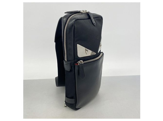 Borsa Sling Fendi Nera Nero - vista 2