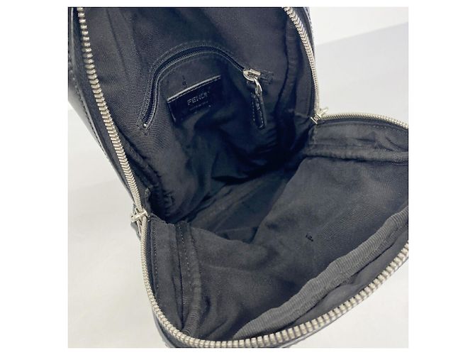 Borsa Sling Fendi Nera Nero - vista 4