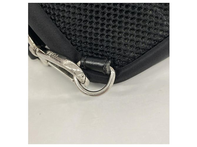 Borsa Sling Fendi Nera Nero - vista 6