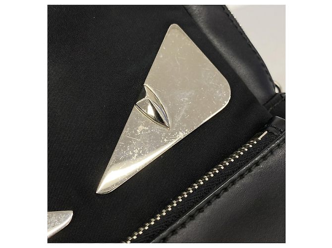 Borsa Sling Fendi Nera Nero - vista 7