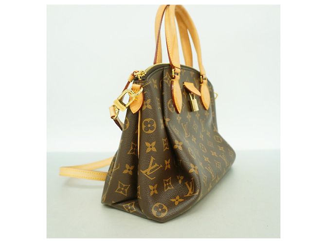 Borsa Louis Vuitton Monogram Rivoli PM Marrone - vista 2