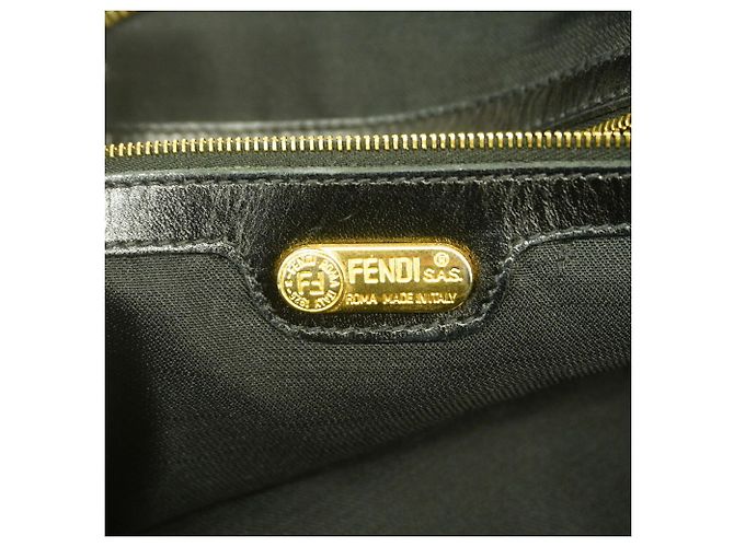 Bolso de mano Fendi de nailon negro - vista 5