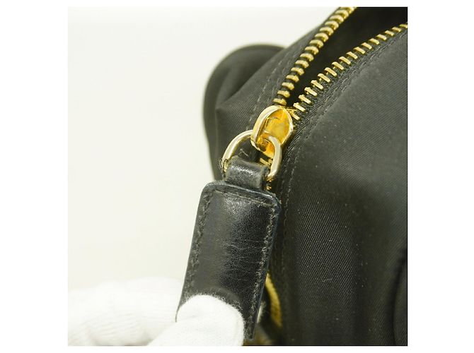 Bolso de mano Fendi de nailon negro - vista 8