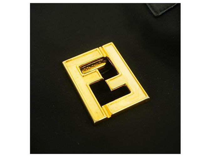 Bolso de mano Fendi de nailon negro - vista 9