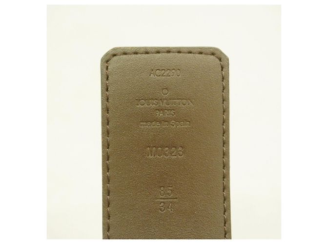 Cintura Louis Vuitton Monogram Marrone - vista 2