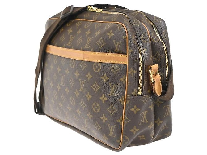 Louis Vuitton Reporter Monogram GM Marrone - vista 3