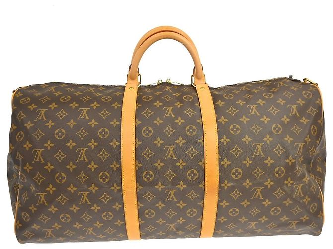 Louis Vuitton Keepall Bandoulière Monogram 60 Marrone - vista 2