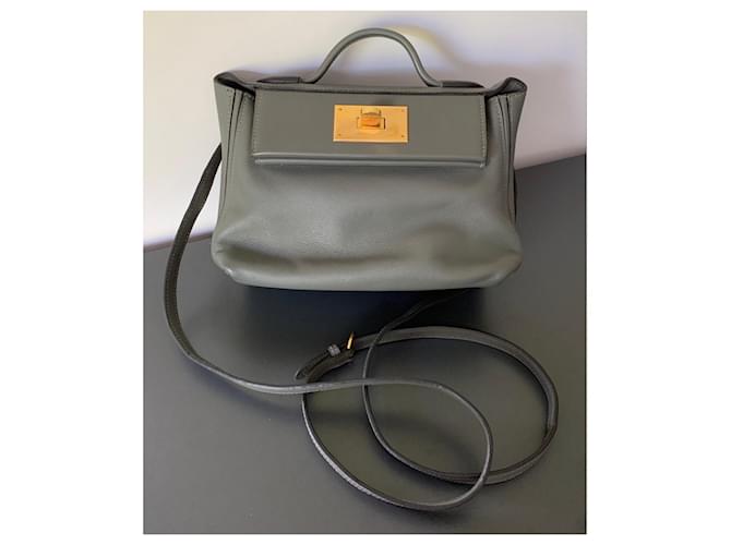 Borsa Hermès 24 / 24 mini Grigio - vista 3
