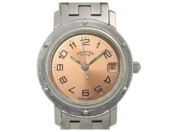 Hermès Hermes Clipper Quartz Stainless Steel 24 - vista 4