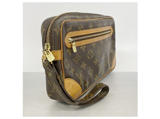 Borsa a pochette Louis Vuitton Monogram Marly Dragonne GM Marrone - vista 2