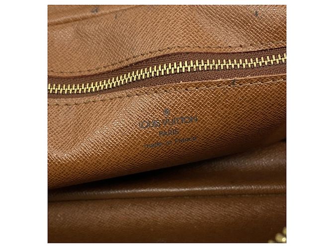 Borsa a pochette Louis Vuitton Monogram Marly Dragonne GM Marrone - vista 5