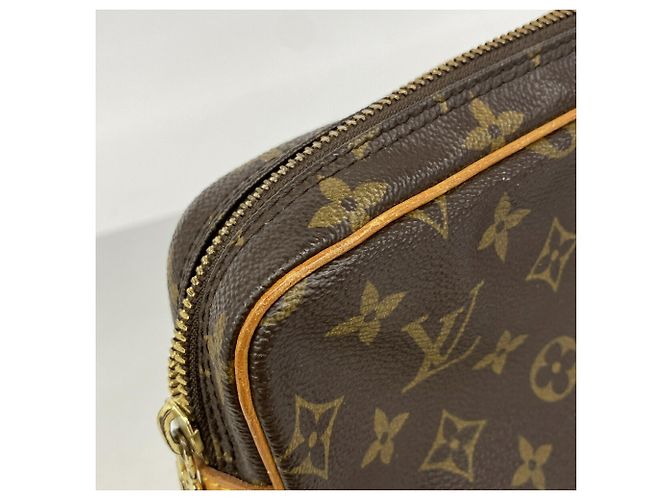Borsa a pochette Louis Vuitton Monogram Marly Dragonne GM Marrone - vista 7