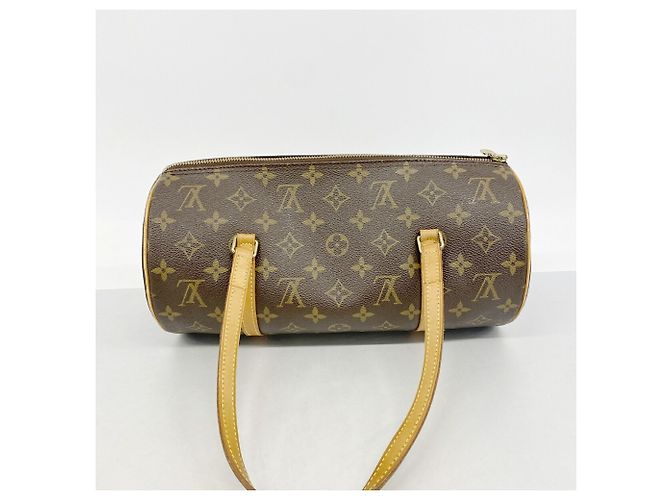 Borsa Louis Vuitton Monogram Papillon 30 Marrone - vista 3