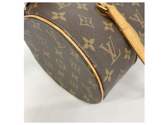 Borsa Louis Vuitton Monogram Papillon 30 Marrone - vista 6