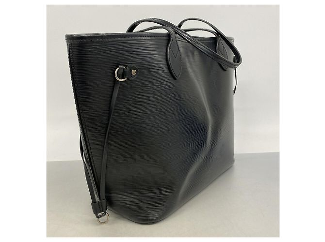 Borsa Tote Louis Vuitton Epi Neverfull MM Nero - vista 2