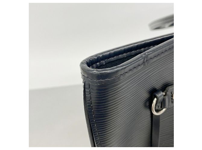 Borsa Tote Louis Vuitton Epi Neverfull MM Nero - vista 8