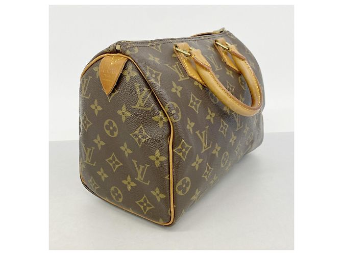 Bolso Louis Vuitton Monogram Speedy 25 Castaño - vista 2