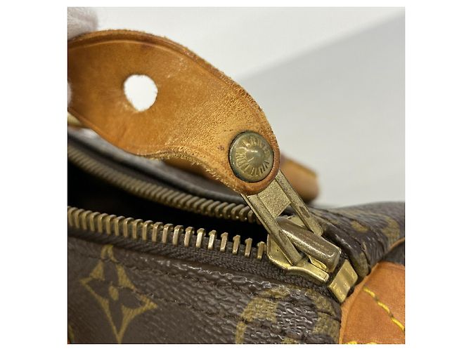Bolso Louis Vuitton Monogram Speedy 25 Castaño - vista 8