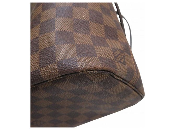 Borsa Tote Louis Vuitton Neverfull Marrone Damier ebene - vista 5