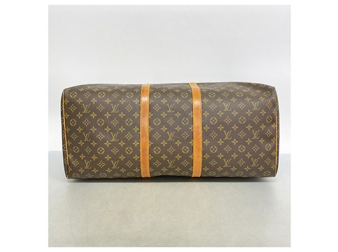 Borsa Louis Vuitton Boston Monogram Keepall 60 Marrone - vista 3