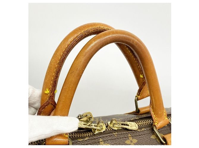 Borsa Louis Vuitton Boston Monogram Keepall 60 Marrone - vista 6