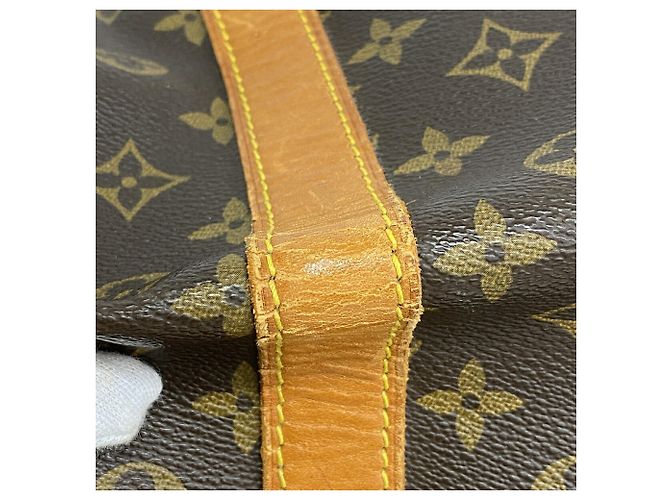 Borsa Louis Vuitton Boston Monogram Keepall 60 Marrone - vista 7