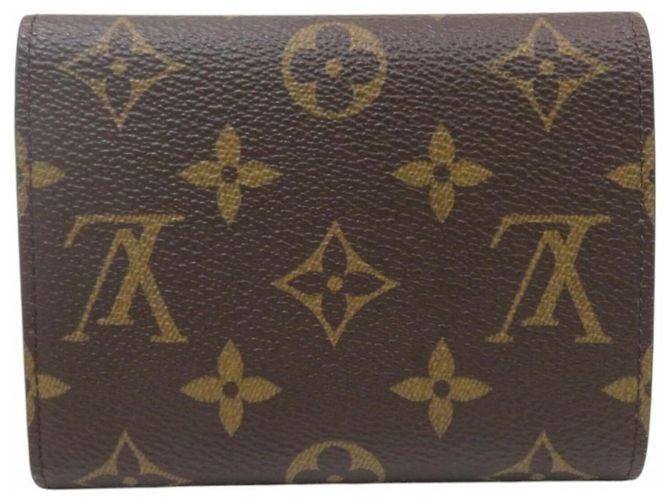 Louis Vuitton Portefeuille Victorine Tri-fold Wallet Marrone Monogramma - vista 2