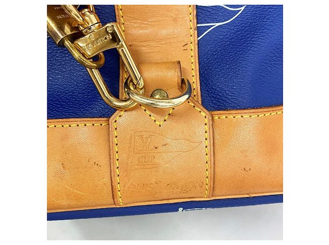 Louis Vuitton Boston Bag LV Cup Sac Marine Bandoulière Blu - vista 10
