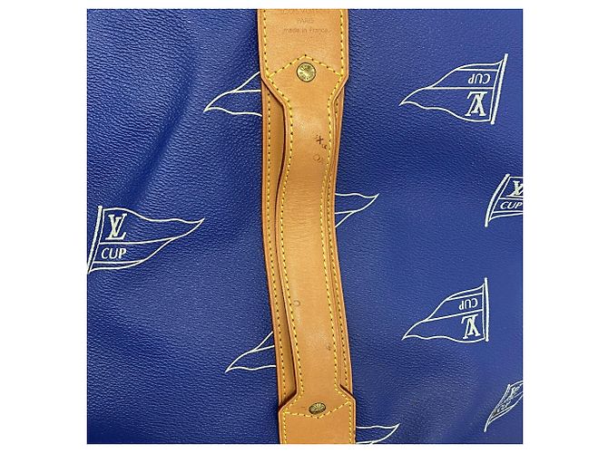 Louis Vuitton Boston Bag LV Cup Sac Marine Bandoulière Blu - vista 7