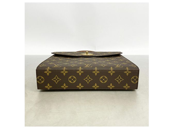 Borsa Louis Vuitton Monogram Malesherbes Marrone - vista 3