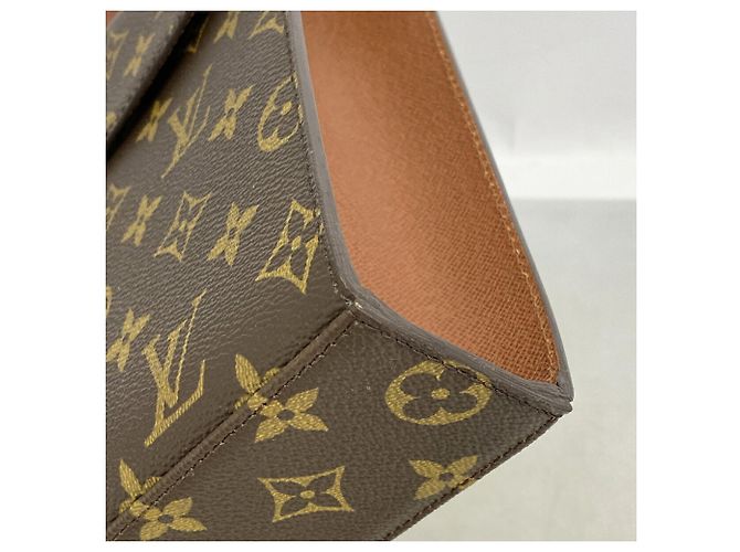Borsa Louis Vuitton Monogram Malesherbes Marrone - vista 6